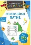 Bild von Superstarke Schulhelden - Sticker-Rätsel Mathe von Schnabel, Dunja (Illustr.)