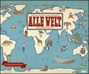 Bild von Alle Welt 2021 - Landkarten-Kalender von DUMONT- Kinder-Kalender - Querformat 58,4 x 48,5 cm von Mizielinska, Daniel (Illustr.) 