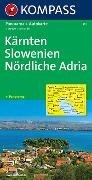 Bild von Kärnten - Slowenien - Nördliche Adria. 1:650'000 von KOMPASS-Karten GmbH (Hrsg.)