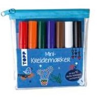 Bild von Mini-Kreidemarker Set mit dunklen Farben (blau) von frechverlag