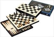 Bild von Reise-Schach-Backgammon-Dame-Set