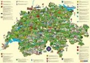 Bild von Schweiz Kinderkarte Poster Plano gerollt in Röhre 100 x 70 cm. 1:0 von Hallwag Kümmerly+Frey AG (Hrsg.)