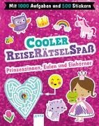 Bild von Cooler Reiserätselspaß. Prinzessinnen, Eulen und Einhörner (Mit 1.000 Aufgaben und 500 Stickern) von Ede, Lara (Illustr.) 