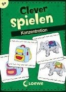 Bild von Clever spielen - Konzentration von Loewe Lernen und Rätseln (Hrsg.) 