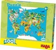 Bild von Puzzle Weltkarte. 100 Teile XXL