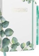 Bild von Bullet Journal "Leaves" 05 mit original Tombow TwinTone Dual-Tip Marker 86 mint green