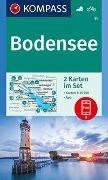 Bild von KOMPASS Wanderkarten-Set 11 Bodensee (2 Karten) 1:35.000. 1:35'000