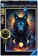 Bild von Ravensburger Puzzle 13970 - Leuchtender Wolf - 500 Teile Puzzle für Erwachsene und Kinder ab 10 Jahren, Leuchtpuzzle mit Wolf-Motiv, Leuchtet im Dunkeln