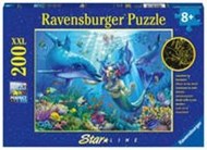 Bild von Ravensburger Kinderpuzzle - 13678 Leuchtendes Unterwasserparadies - Unterwasserwelt-Leuchtpuzzle für Kinder ab 8 Jahren, mit 200 Teilen im XXL-Format, Leuchtet im Dunkeln