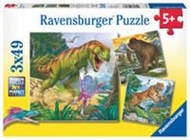 Bild von Ravensburger Kinderpuzzle - 09358 Herrscher der Urzeit - Puzzle für Kinder ab 5 Jahren, mit 3x49 Teilen