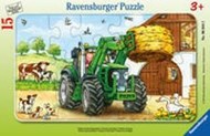 Bild von Ravensburger Kinderpuzzle - 06044 Traktor auf dem Bauernhof - Rahmenpuzzle für Kinder ab 3 Jahren, mit 15 Teilen