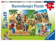 Bild von Ravensburger Kinderpuzzle - 08030 Abenteuer auf hoher See - Puzzle für Kinder ab 5 Jahren, mit 3x49 Teilen