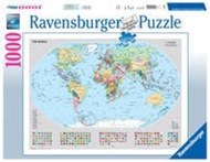 Bild von Ravensburger Puzzle 15652 - Politische Weltkarte - 1000 Teile Puzzle für Erwachsene und Kinder ab 14 Jahren, Puzzle-Weltkarte mit Flaggen