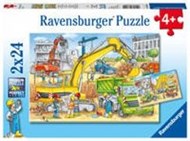 Bild von Ravensburger Kinderpuzzle - 07800 Viel zu tun auf der Baustelle - Puzzle für Kinder ab 4 Jahren, mit 2x24 Teilen