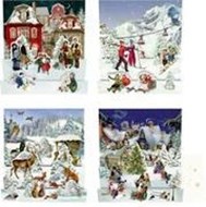 Bild von Mini-Adventskalender-Sortiment - Nostalgische Winterwelten von Behr, Barbara (Illustr.)