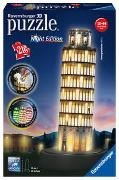 Bild von Ravensburger 3D Puzzle Schiefer Turm von Pisa bei Nacht 12515 - leuchtet im Dunkeln - 216 Teile - ab 8 Jahren