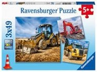 Bild von Ravensburger Kinderpuzzle - 05032 Baufahrzeuge im Einsatz - Puzzle für Kinder ab 5 Jahren, mit 3x49 Teilen